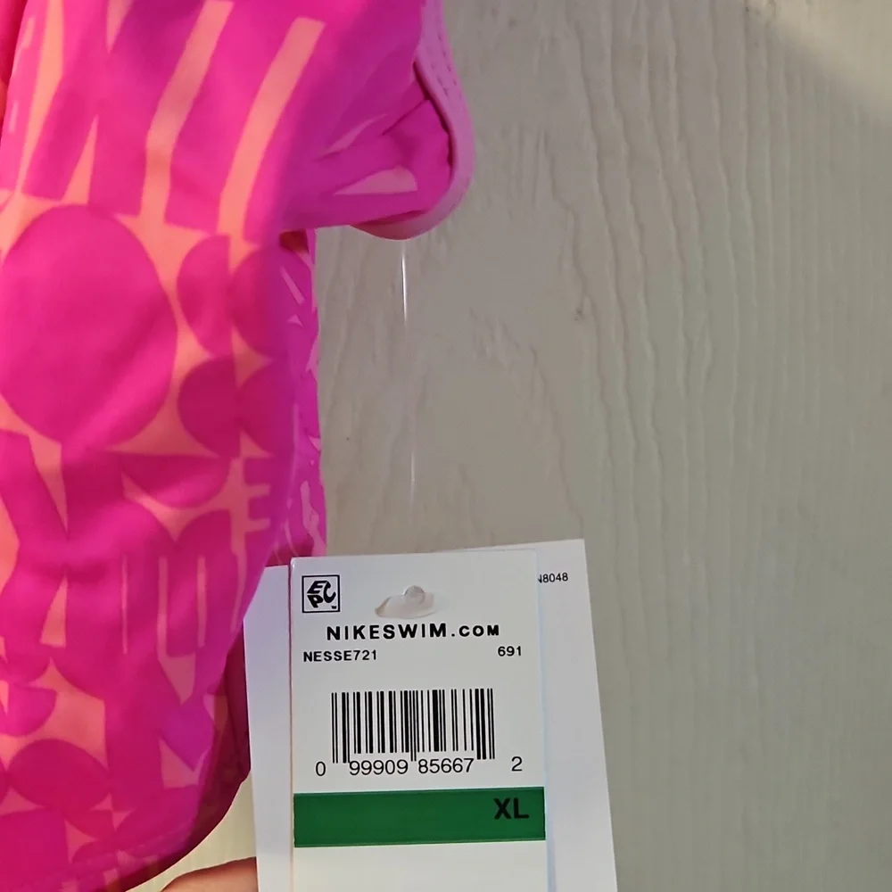 Nike Girls' T-Crossback Midkini Set: PINK: NEW WITH TAGS: SIZE XL